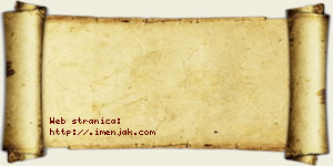 Kristina Tešović vizit kartica